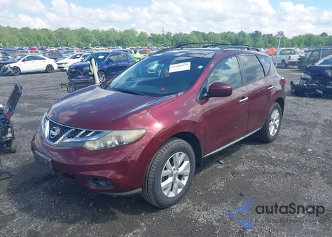 2011 Nissan Murano Sl z USA, uszkodzony, nr VIN JN8AZ1MW7BW183853